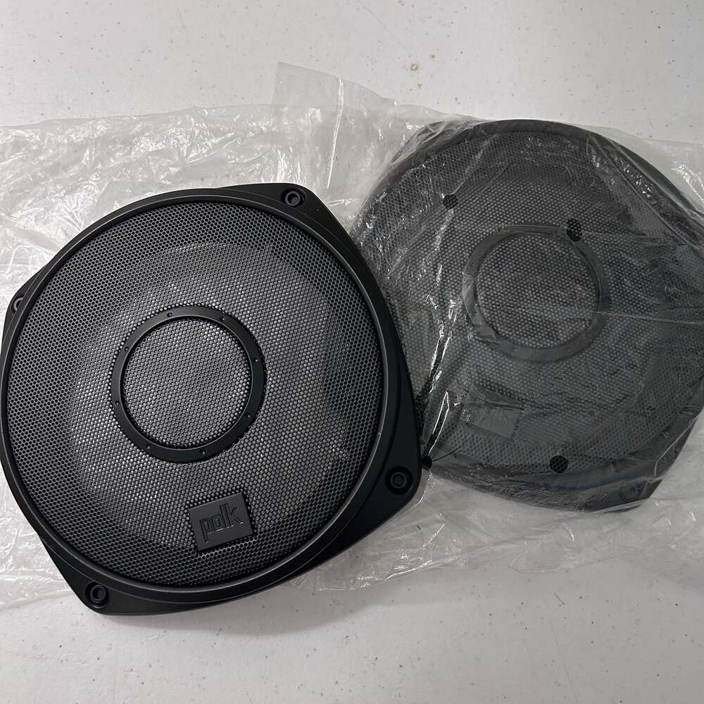 Polk Audio DXI Series 6.5” Round Speaker Grill Covers NEW Marine/ Car Use